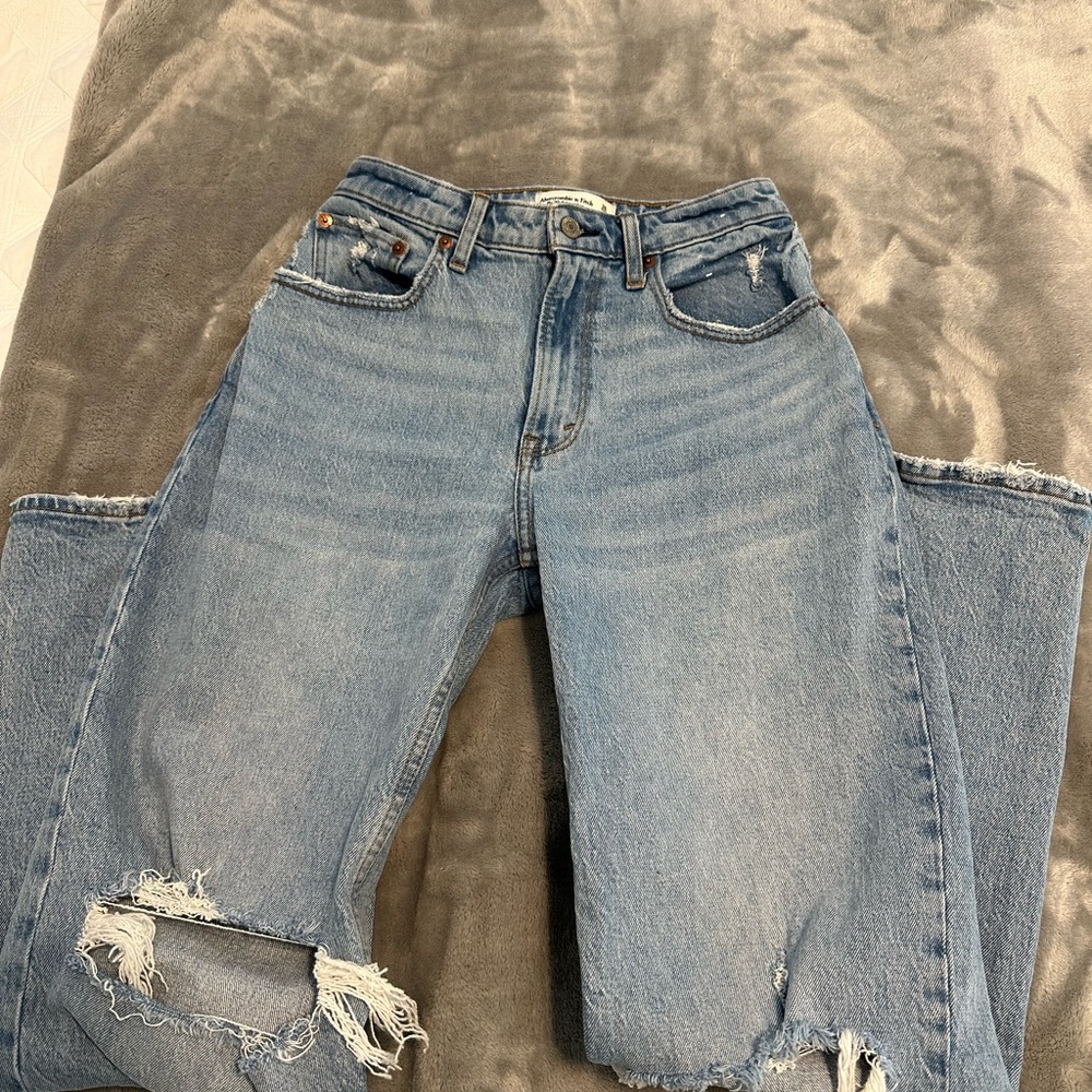 Abercrombie curve love high rise 90s relaxed jeans